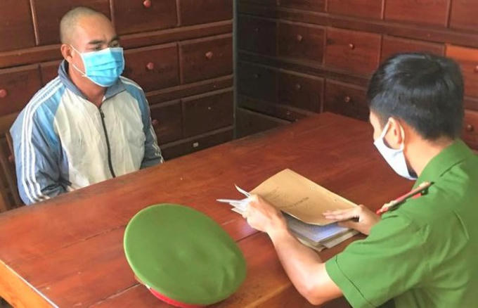 Bị can Y Song tại cơ quan điều tra.