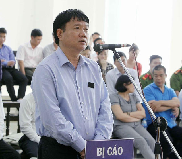 Bị cáo Đinh La Thăng (Ảnh: Dân trí).