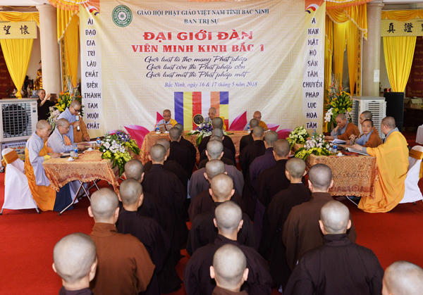 Gi&aacute;o hội phật gi&aacute;o Việt Nam tổ chức Đại giới đ&agrave;n Vi&ecirc;n Minh Kinh Bắc 1