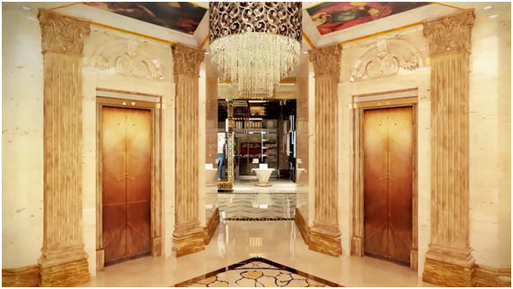 Những chi tiết hoàng kim bên trong tháp căn hộ cao cấp D’. Le Roi Soleil – Quảng An.