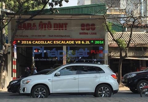 Theo phản ánh của người dân, Gara ô tô này trong quá trình hoạt động đã gây ảnh hưởng đến người dân sống lân cận.