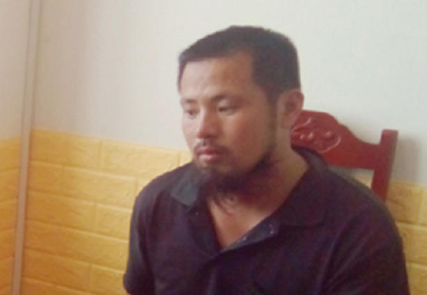 Đối tượng Hợp tại cơ quan Công an.