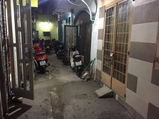 Hiện trường xảy ra vụ án mạng.