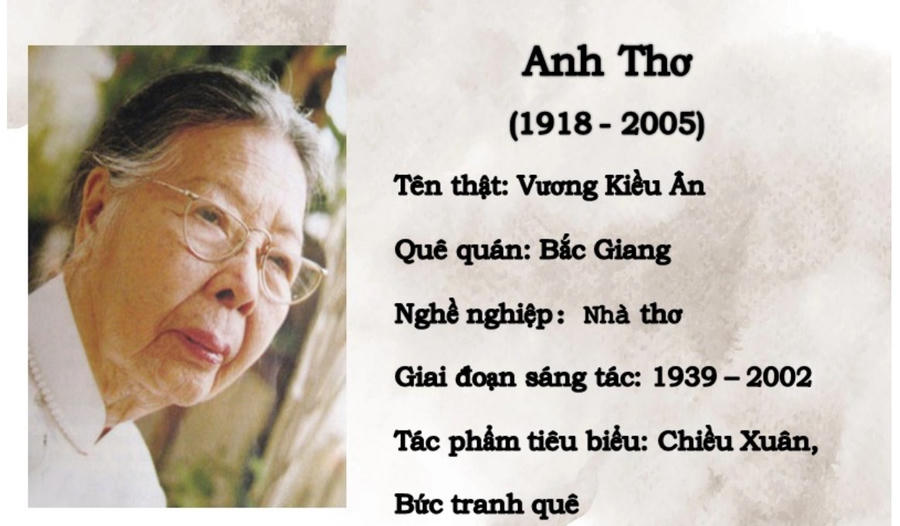 Nhà thơ Anh Thơ. Ảnh IT