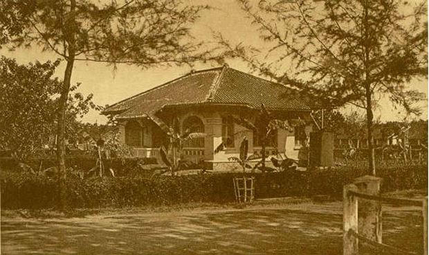 Một căn nhà ở Gò Công xưa.