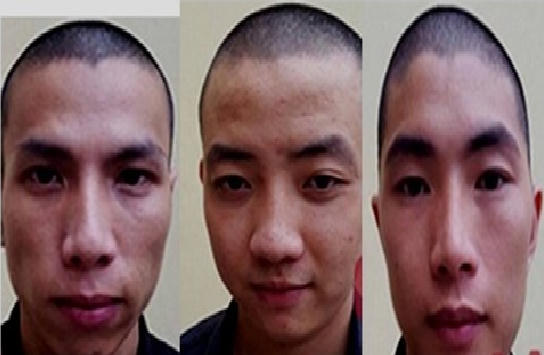 Chân dung 3 đối tượng bị lực lượng chức năng bắt giữ (Ảnh anninhthudo.vn).