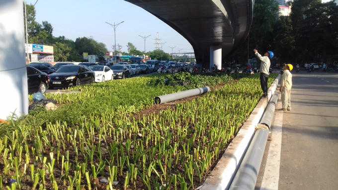 Cận cảnh cầu vượt dầm thép An Dương - Nghi Tàm trước ngày thông xe