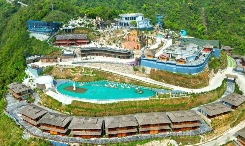 Khu du lịch Cổng Trời Ô Quy Hồ. Ảnh: CTTĐT Lai Châu.