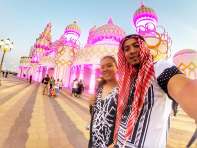 Ngắm h&igrave;nh ảnh t&igrave;nh tứ của cặp đ&ocirc;i đắt show nhất Việt Nam tại Dubai