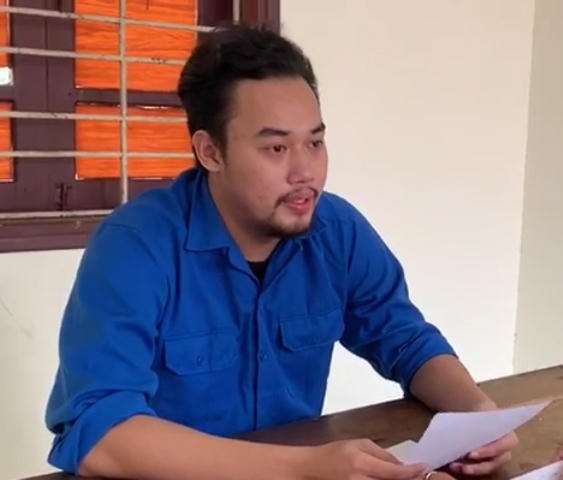 Đối tượng Lê Văn Minh tại Cơ quan Công an TP Huế.