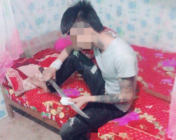 Một bức ảnh nghi phạm đăng trên facebook cá nhân trước khi xảy ra án mạng sát hại nữ sinh Bắc Giang.