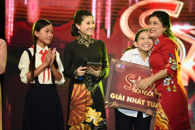 Bình Tĩnh giành giải nhất tuần.