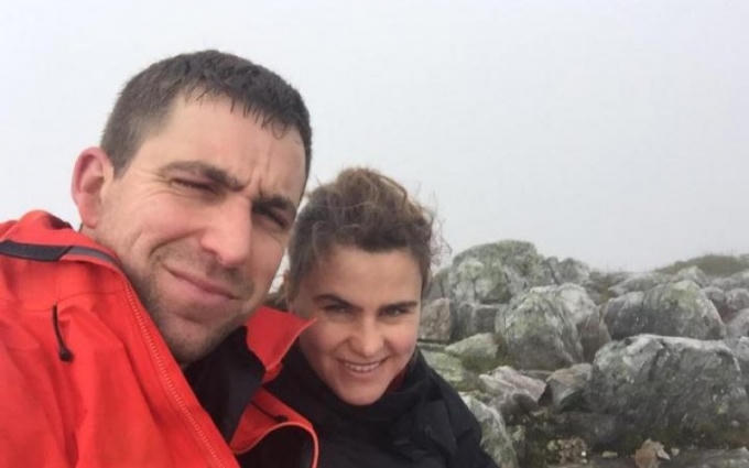 Vợ chồng bà Jo Cox. (Ảnh: Telegraph)