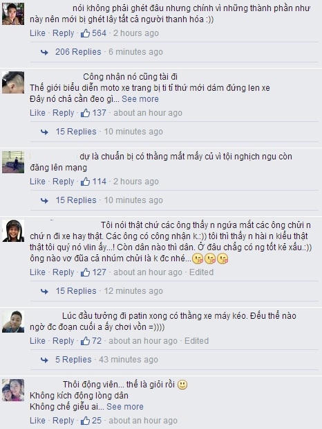Bình luận của cộng đồng mạng.