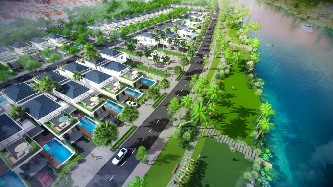 Dự án có tổng diện tích lên đến 381.540 m2 với 1.144 sản phẩm.