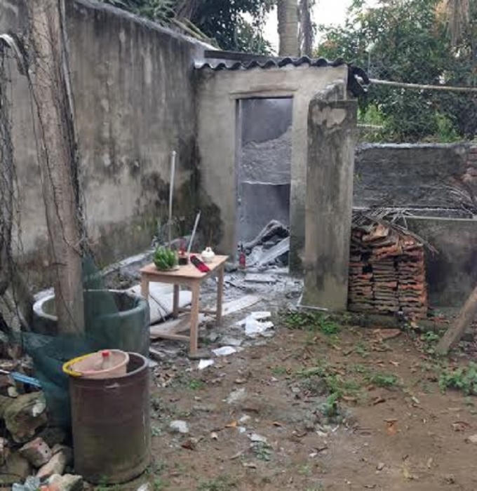 Hiện trường vụ việc.