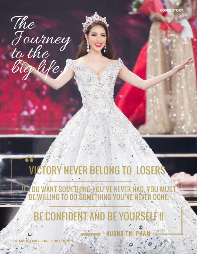 Phạm Hương rạng rỡ tr&ecirc;n b&igrave;a tạp ch&iacute; danh gi&aacute; của Ph&aacute;p D&eacute; Mod&eacute;