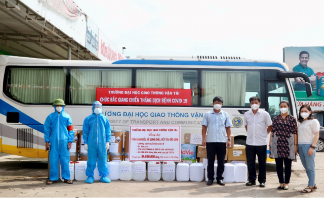 Trường Đại học Giao thông Vận tải chung tay đẩy lùi Covid -19