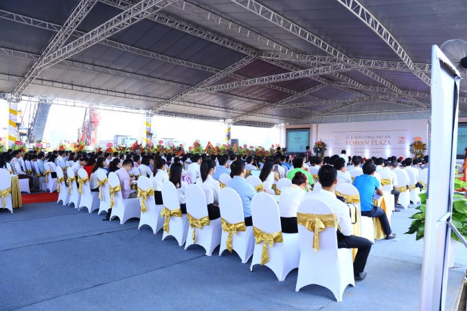 Lễ khởi công dự án ROMAN PLAZA đã diễn ra thành công tại khu đất dự án tọa lạc tại PhườngĐại Mỗ, Quận Nam Từ Liêm, Hà Nội.