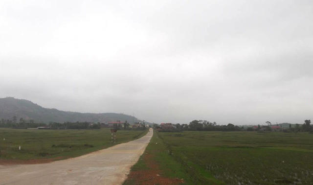 Vùng dân cư ven biển nơi xuất hiện hiện tượng rung lắc vào sáng nay.