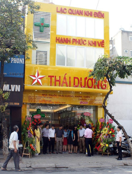 Nhà thuốc Thái Dương địa chỉ số 221A Khâm Thiên, Hà Nội.