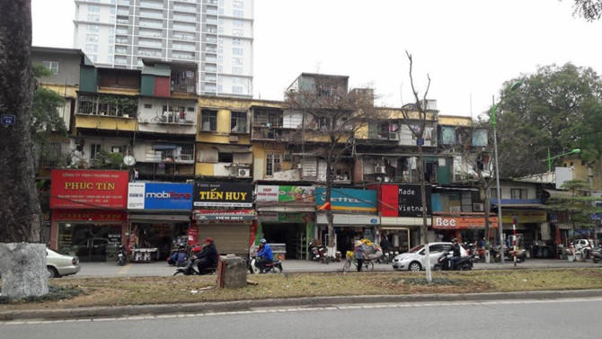 Khu tập thể Giảng Võ đang xuống cấp trầm trọng mỗi ngày