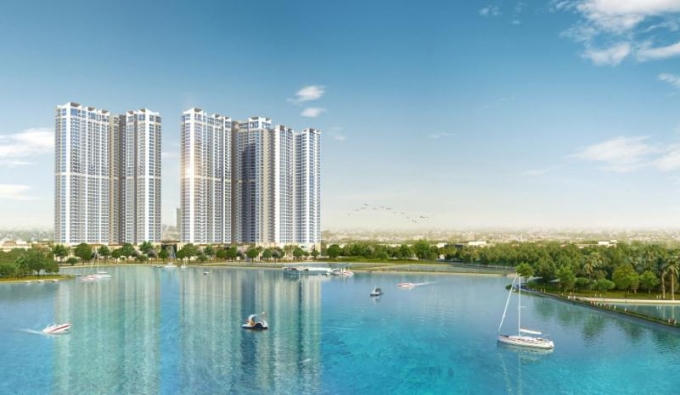 Vinhomes Skylake nổi bật với “phong cách sống xanh dương” độc nhất tại Hà Nội.