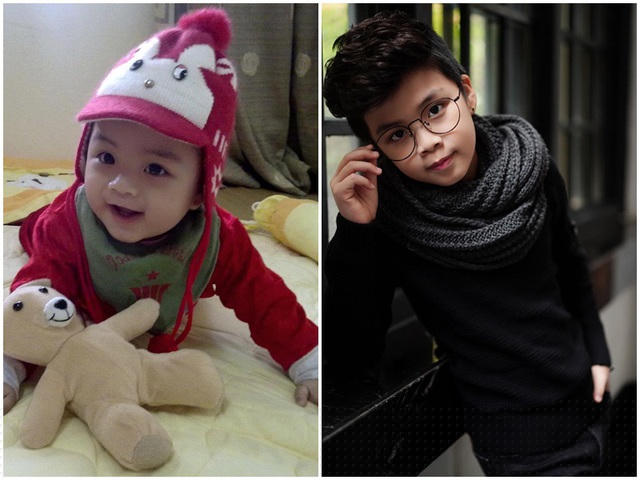 Người mẫu nhí Vũ Gia Bảo Huy.