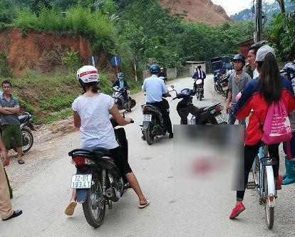 Hiện trường xảy ra sự việc trên.