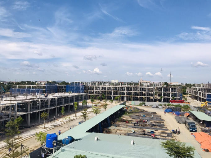 Dự án Barya Citi đang xây dựng như một đại công trường.