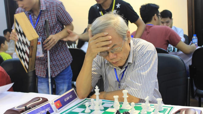Một lão tướng tham dự giải.