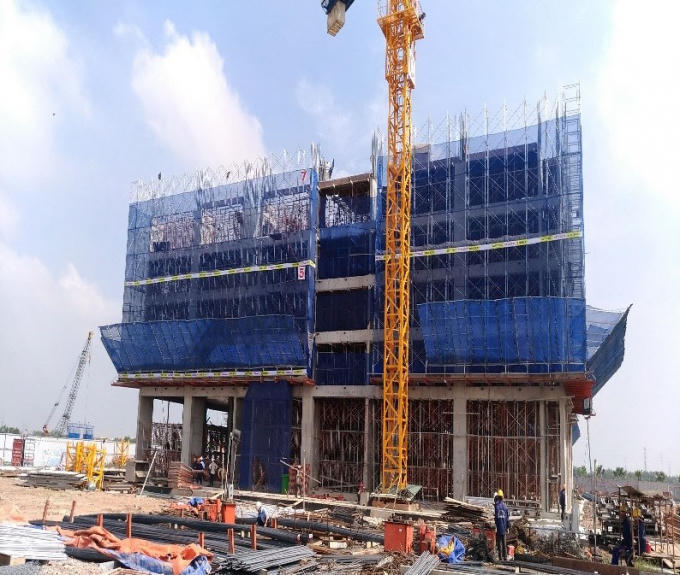 Dự án đang xây đến tầng 7