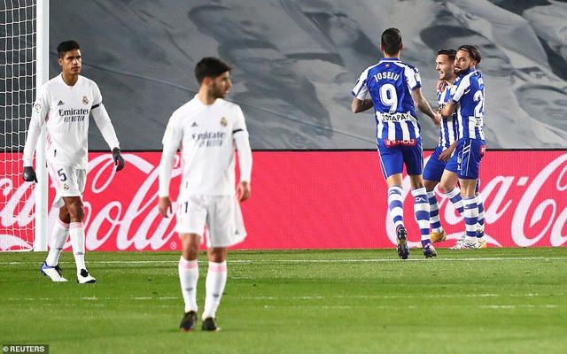 Nỗi thất vọng của các cầu thủ Real Madrid