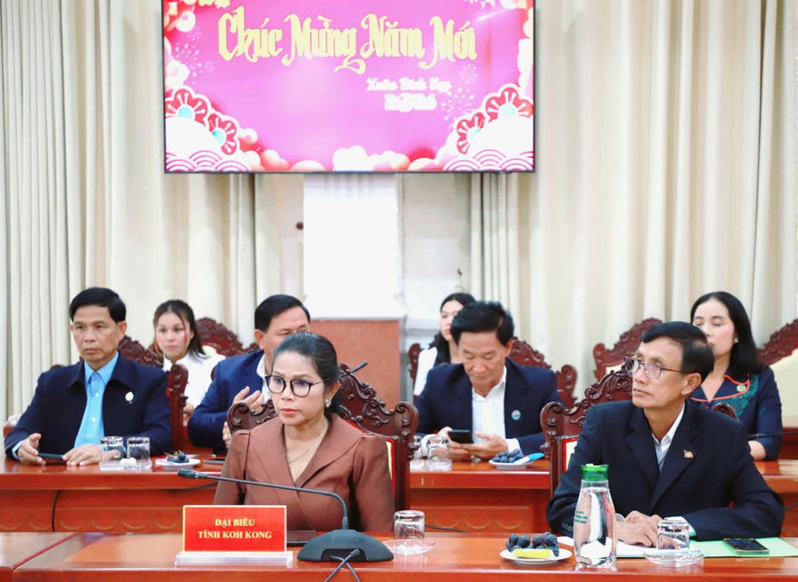 Đại biểu 02 tỉnh An Giang và tỉnh Koh Kong cùng tham dự