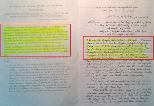 Nội dung tố cáo của các đảng viên được dư luận đánh giá là rất rõ động cơ, mục đích, tố cáo rất trong sáng- Ảnh: Xuân Hoàng.