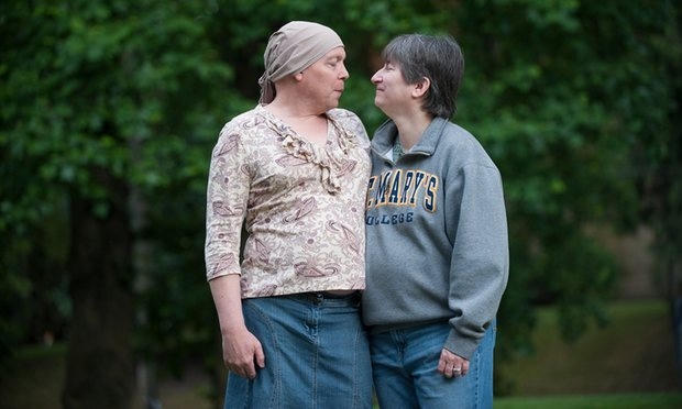 Jamie Shupe và người bạn đời Sandy Shoupe, người hết lòng ủng hộ Jamie.