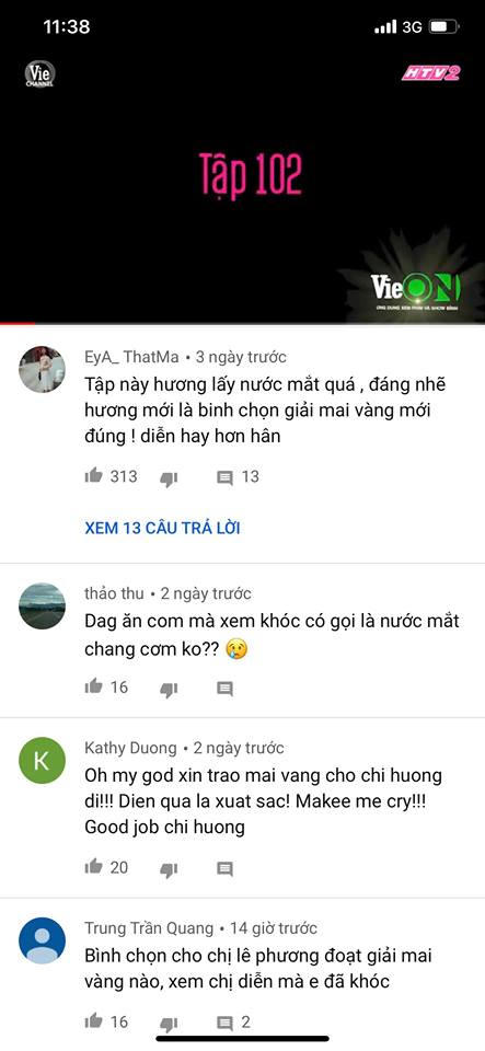 Fans Lê Phương khóc hết nước mắt khi sắp phải chia tay Hương