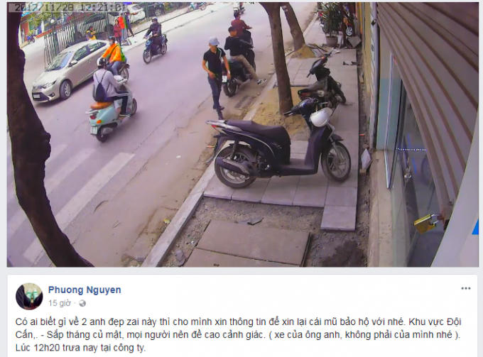 Status trên trang facebook Phuong Nguyen.