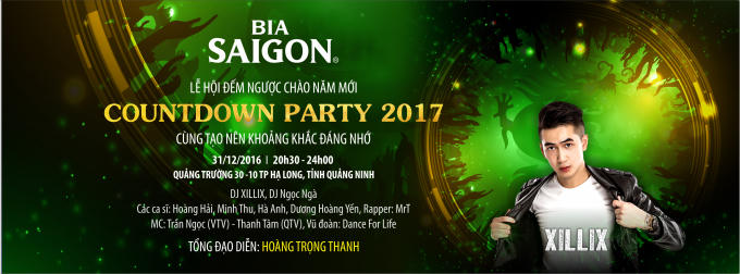 Bia Sài Gòn Countdown Party 2017: Bừng sáng thành phố Hạ Long.