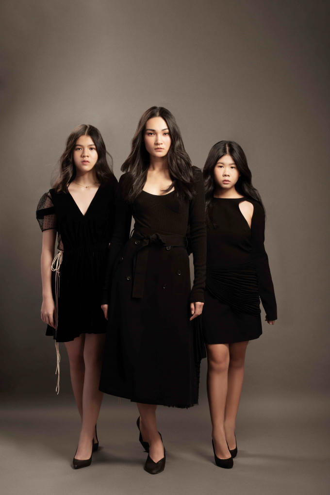 hùy Trang cùng 2 mẫu teen Như Quỳnh, Khánh Vy.