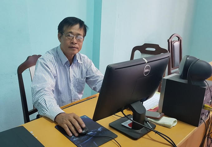 Ông Nguyễn Cảnh Bôn, Phó Chủ nhiệm Câu lạc bộ Thái Phiên. Ảnh: TẤN VIỆT.