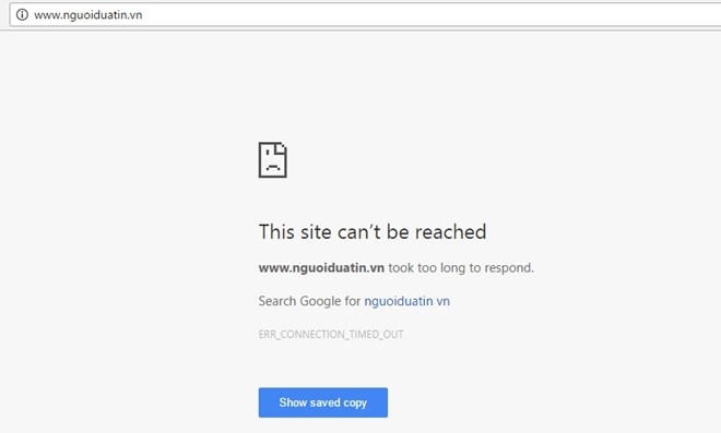 Báo Người đưa tin bị tấn công