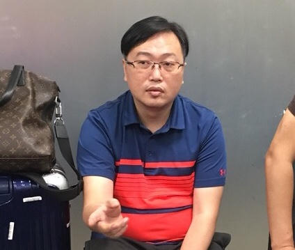 Đối tượng Ming bị bắt tại sân bay Đà Nẵng. Ảnh: CAĐN.