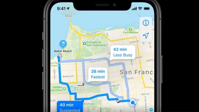 Ứng dụng Apple Maps có thêm chức năng chỉ đường cho xe đạp, nhưng chỉ hoạt động ở New York, Los Angeles, San Francisco, Thượng Hải và Bắc Kinh. Ngoài ra, còn có thêm tính năng tìm trạm sạc cho xe điện.