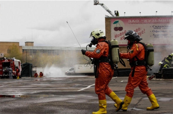 Binh sĩ Nga tham gia diễn tập. (Ảnh: Russian government)