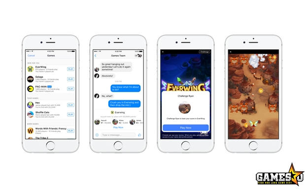 EverWing không phải là một ứng dụng riêng biệt mà được lồng vào Facebook Messenger ngay từ thời điểm xuất hiện