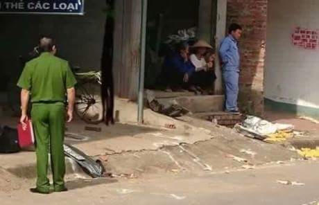 Hiện trường vụ việc.