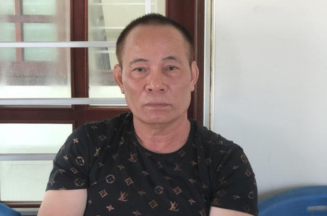 Đối tượng Phú tại cơ quan Công an.