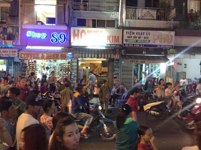 Khu vực nơi phát hiện du khách người Malaisia tử vong.