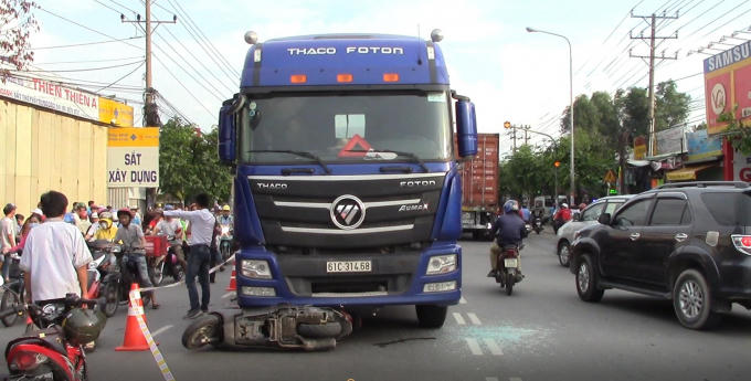 Hiện trường vụ tai nạn thương tâm